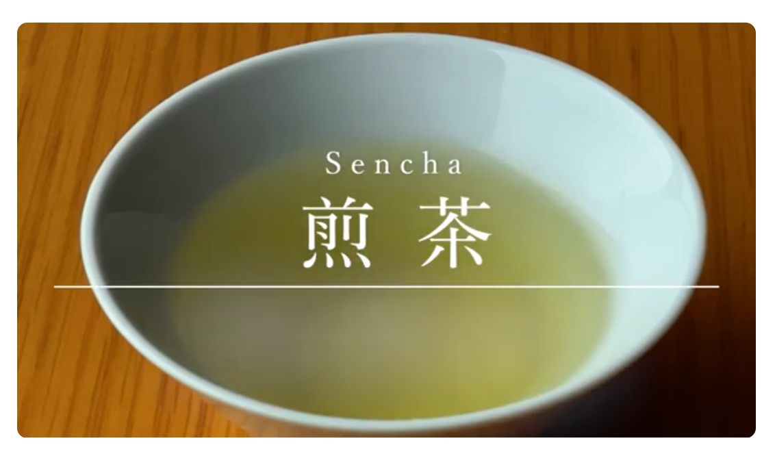 日本茶の魅力を伝える動画